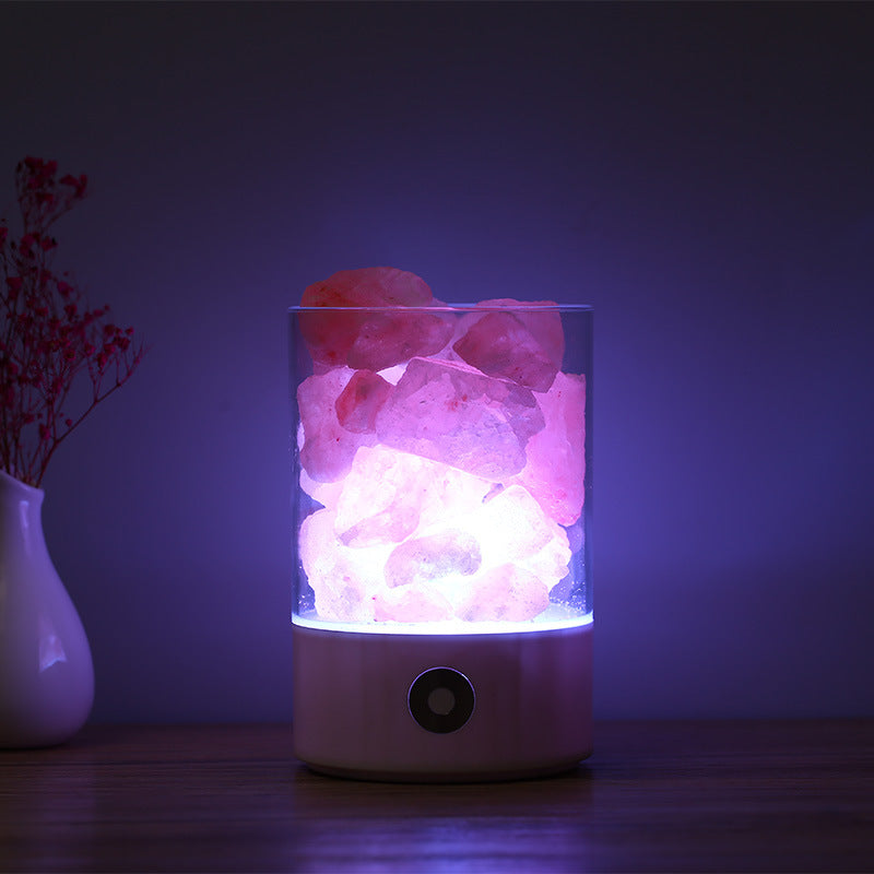 🧂 
Crystal salt lamps™️ ✨ Creates a warm, calming glow to instantly relax your space