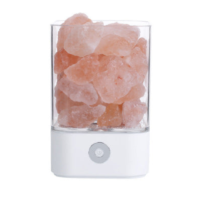 🧂 
Crystal salt lamps™️ ✨ Creates a warm, calming glow to instantly relax your space