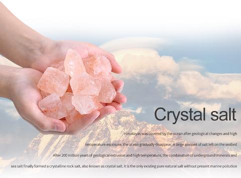 🧂 
Crystal salt lamps™️ ✨ Creates a warm, calming glow to instantly relax your space