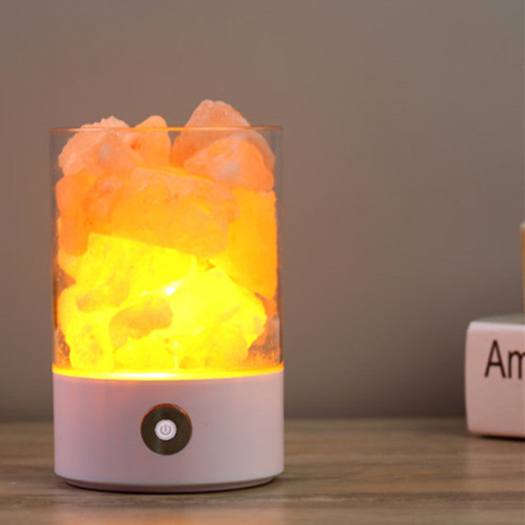 🧂 
Crystal salt lamps™️ ✨ Creates a warm, calming glow to instantly relax your space